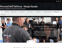 Tablet Screenshot of personalselfdefence.com